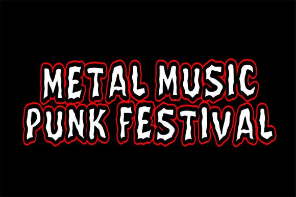 Metal Hardcore Font PNG with transparent background - Preview 1