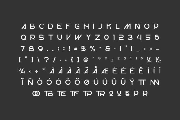 Moderva Font font preview - 2