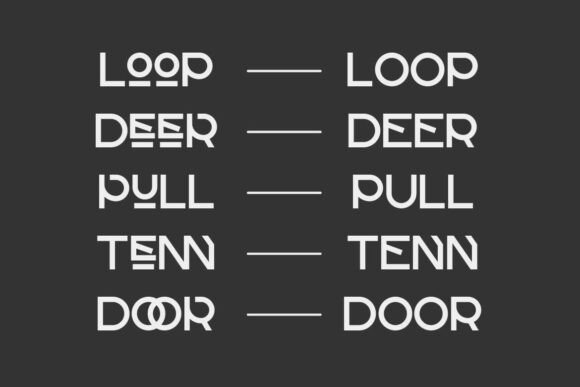 Moderva Font font preview - 4