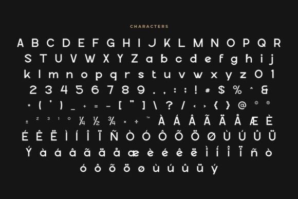 Obodo Font PNG with transparent background - Preview 1