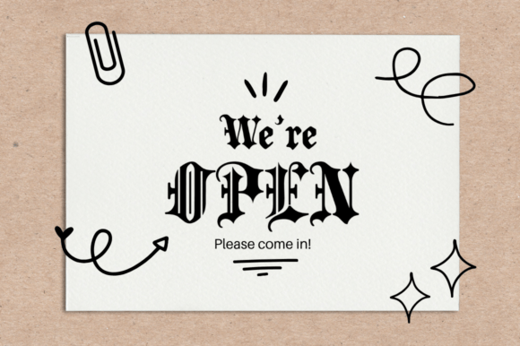 Ravencourt Font PNG with transparent background - Preview 3