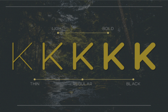 Rhodachild Rounded Font PNG with transparent background - Preview 1
