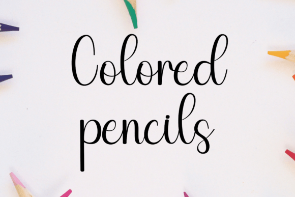 School Life Font PNG with transparent background - Preview 3