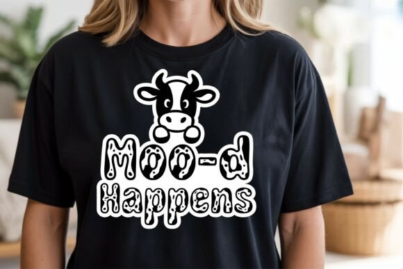 Simple Cow Font PNG with transparent background - Preview 6