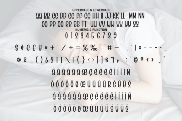 Sleep Dream Font font preview - 6