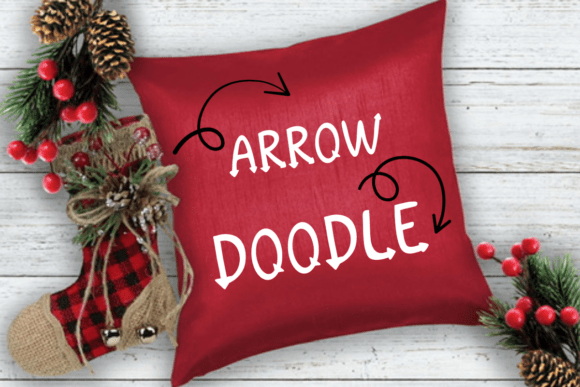 Arrow Doodle Font - Preview 6