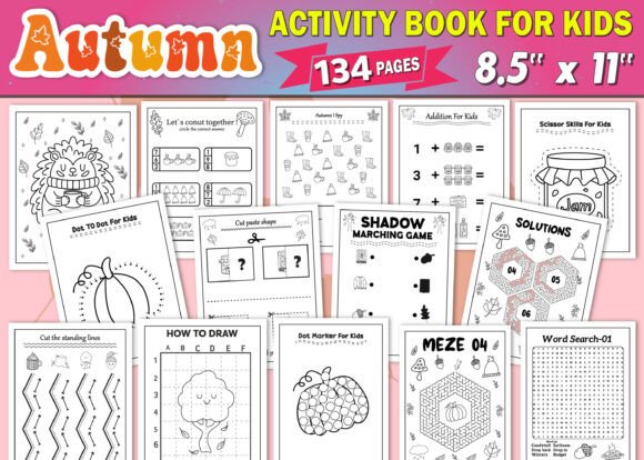 Autumn Activity Book for Kids - KDP