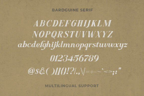 Bardguine Serif & Script Duo Font Font - Preview 5