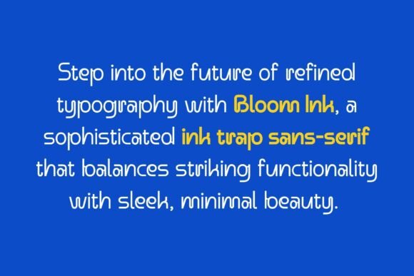 Bloomink Font - Preview 3