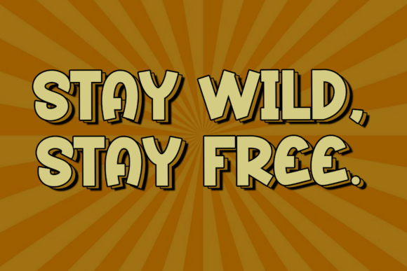 Book Comic Font PNG with transparent background - Preview 2