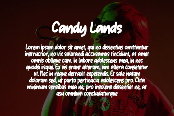 Candy Lands Font - Preview 2