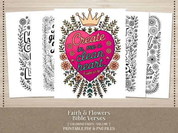 Christian Bible Scripture Coloring Pages