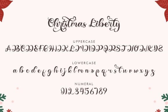 Christmas Liberty Otf Font - Preview 5