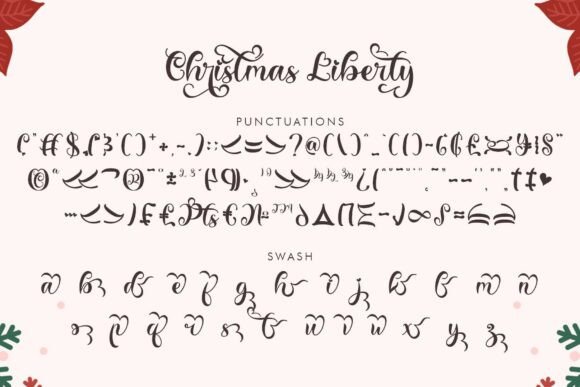 Christmas Liberty Otf Font - Preview 6