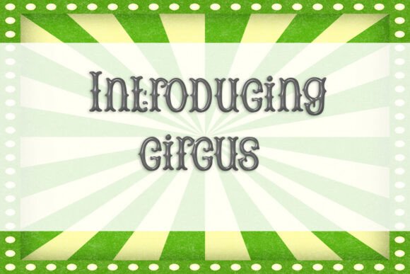 Circus Tent Font - Preview 1