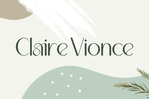Clairevionce Font - Preview 1