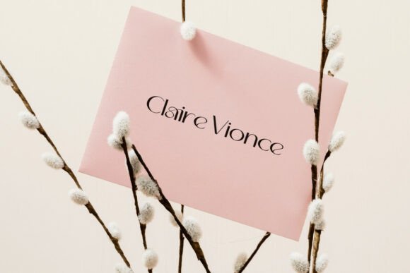 Clairevionce Font - Preview 2