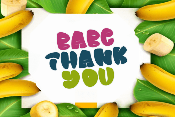 Comic Banana Font - Preview 4