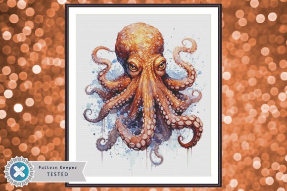 Cross Stitch Pattern PDF Octopus