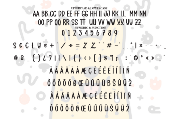 Doodle Animal Font - Preview 6