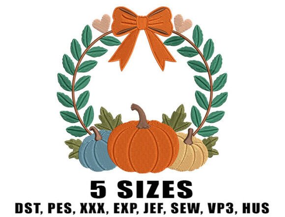 Farmhouse Pumpkin Wreath