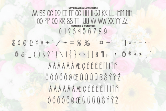 Fresh Flowers Font - Preview 6