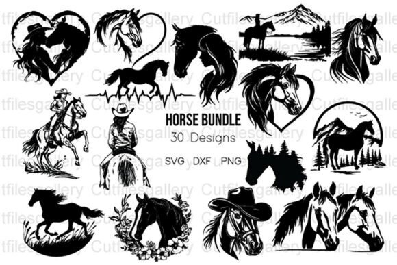 Horse SVG, Horses Lover Bundle SVG