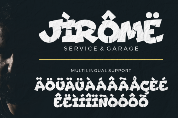 Jraot Regular Font PNG with transparent background - Preview 3