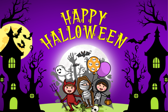 Laugh Spooky Font PNG with transparent background - Preview 2