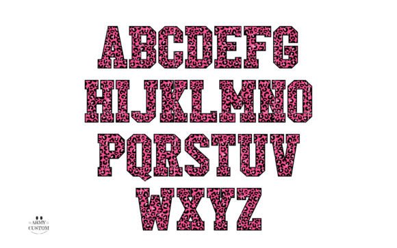 Leopardcolorful Yellow Font PNG with transparent background - Preview 6