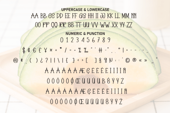Melon Summer Font PNG with transparent background - Preview 6