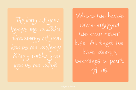 Nigory Regular Font PNG with transparent background - Preview 1