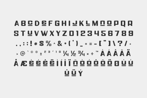 Qorent Font font preview - 1