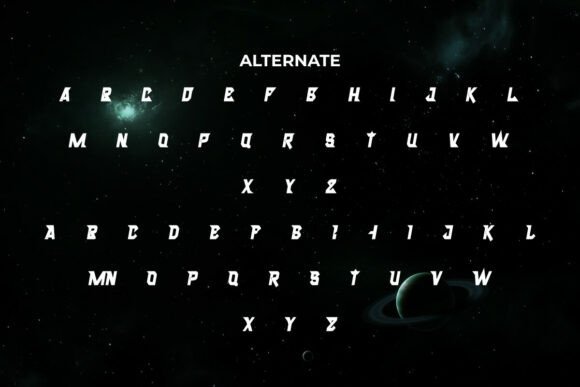 Rocketspin Font PNG with transparent background - Preview 6