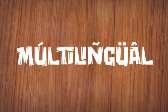 Rodbar Block Font PNG with transparent background - Preview 2