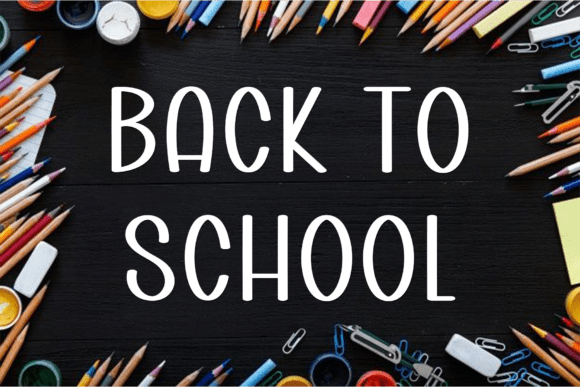 School Promise Font PNG with transparent background - Preview 5