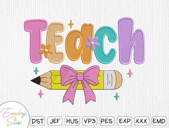 Teach Pencil with Bow