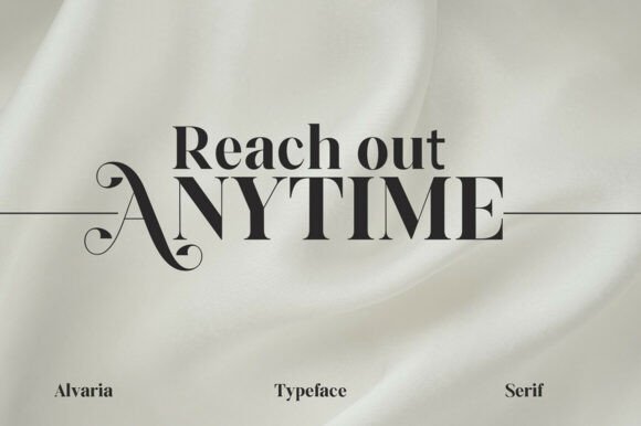 Alveria Serif Font - Preview 5