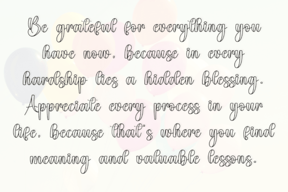 Birthday Font - Preview 1