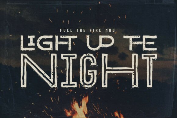 Burningradfort Simple Font - Preview 2