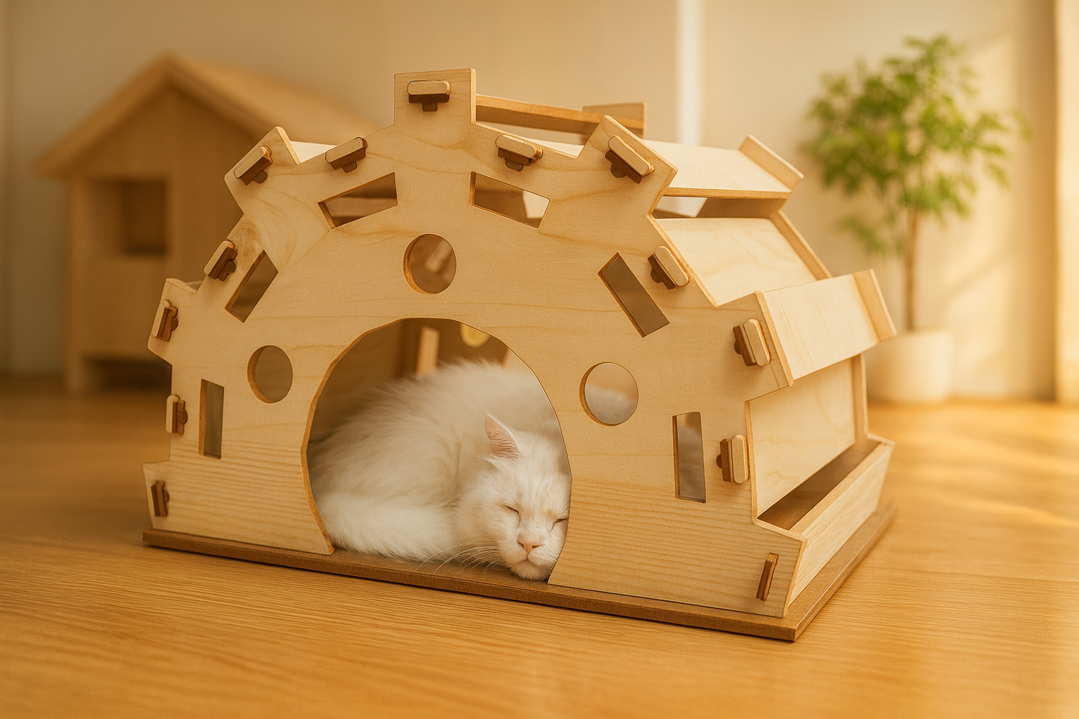 Cat House Lasercut Plan