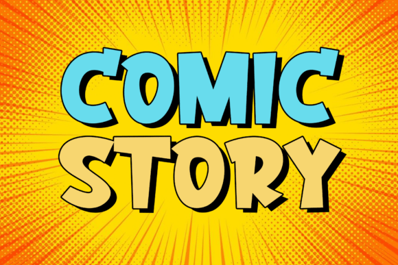 Comic Unique Font - Preview 2
