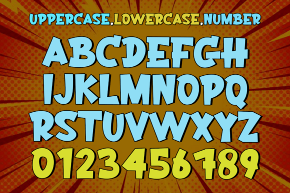 Comic Unique Font - Preview 3