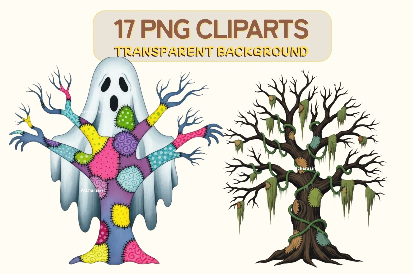 Haunted Tree Silhouettes –