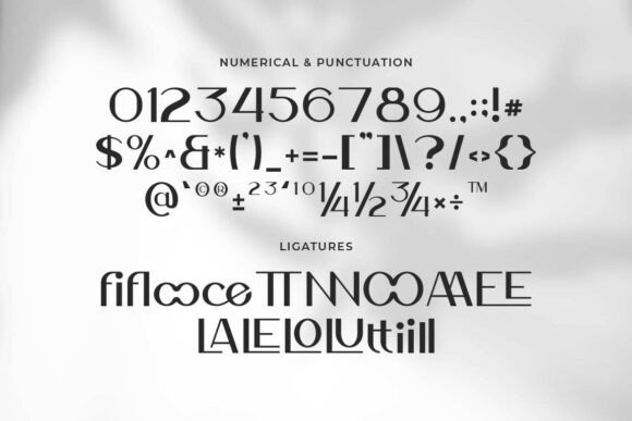 Jitten Font font preview - 2