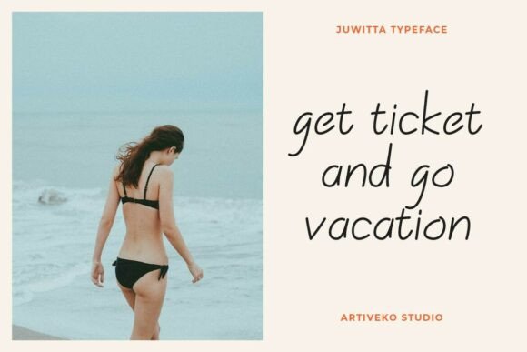 Juwitta Font PNG with transparent background - Preview 4