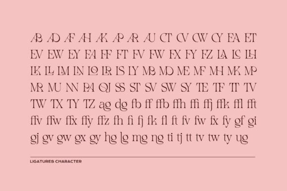 Mollen Fancyla Font PNG with transparent background - Preview 4