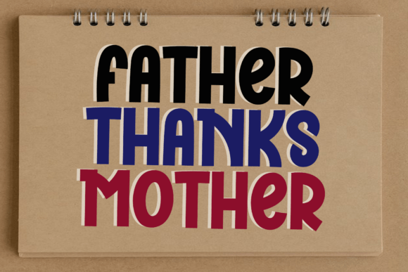 Peace Monday Font PNG with transparent background - Preview 4
