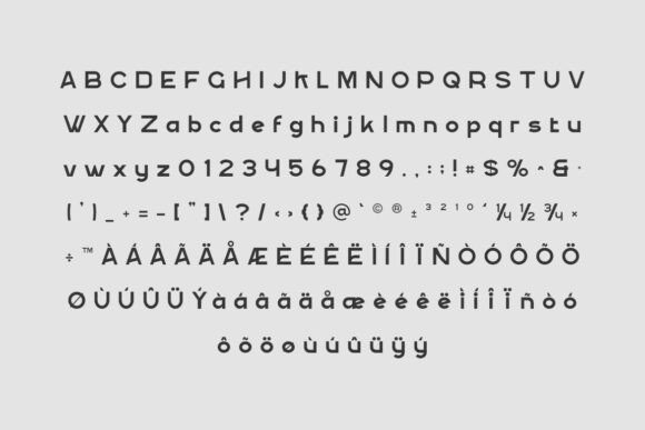 Ronta Font PNG with transparent background - Preview 1