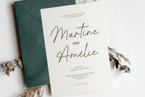 Sandelia Font PNG with transparent background - Preview 3